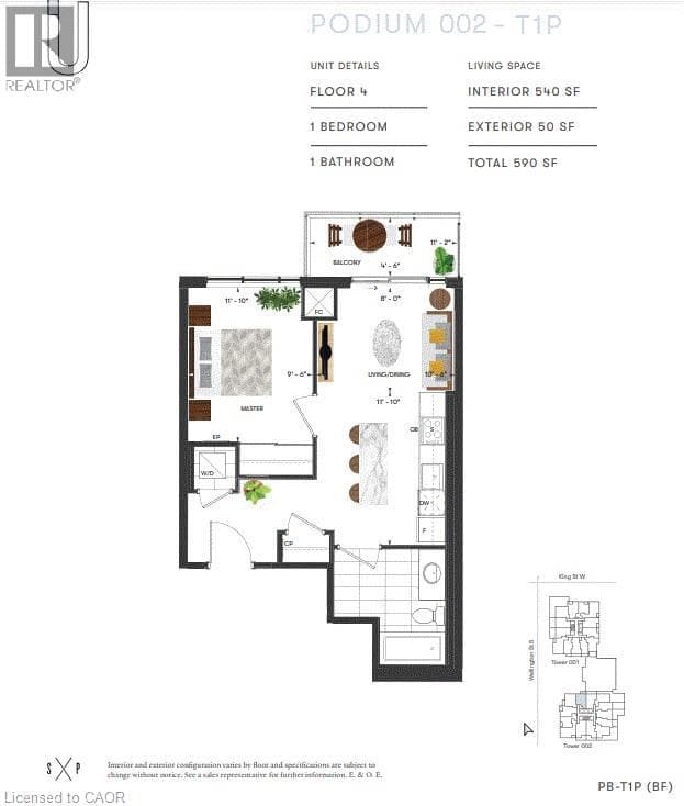 15 WELLINGTON Street S Unit# 1014 — photo 3